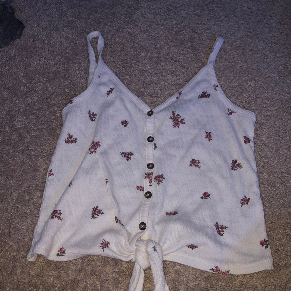 Flowery tank top